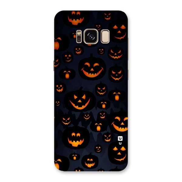 Pumpkin Smile Pattern Back Case for Galaxy S8