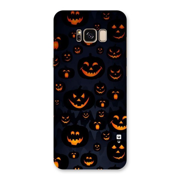 Pumpkin Smile Pattern Back Case for Galaxy S8 Plus