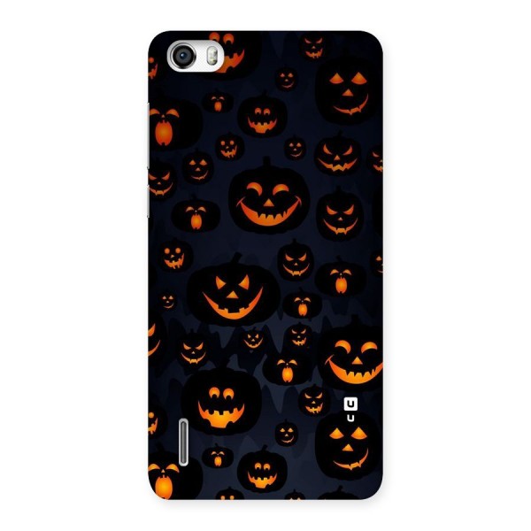 Pumpkin Smile Pattern Back Case for Honor 6