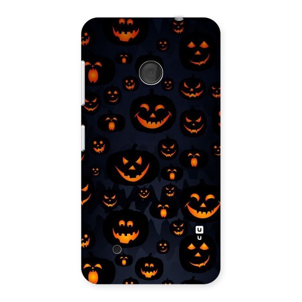 Pumpkin Smile Pattern Back Case for Lumia 530