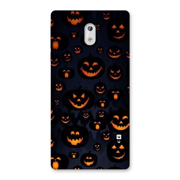 Pumpkin Smile Pattern Back Case for Nokia 3