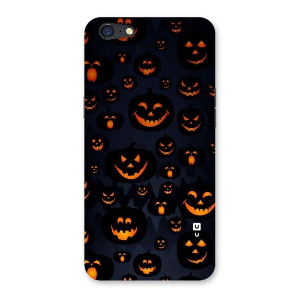 Pumpkin Smile Pattern Back Case for Oppo A71