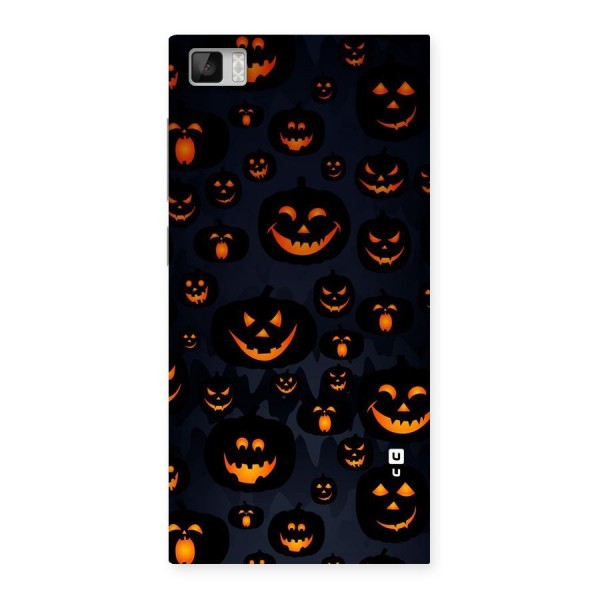 Pumpkin Smile Pattern Back Case for Xiaomi Mi3