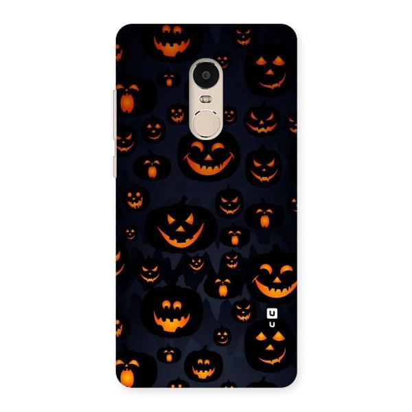 Pumpkin Smile Pattern Back Case for Xiaomi Redmi Note 4