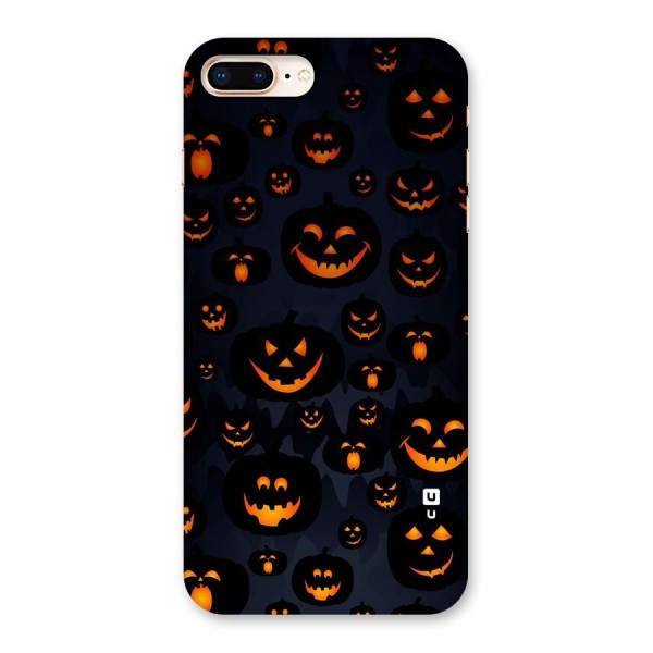 Pumpkin Smile Pattern Back Case for iPhone 8 Plus