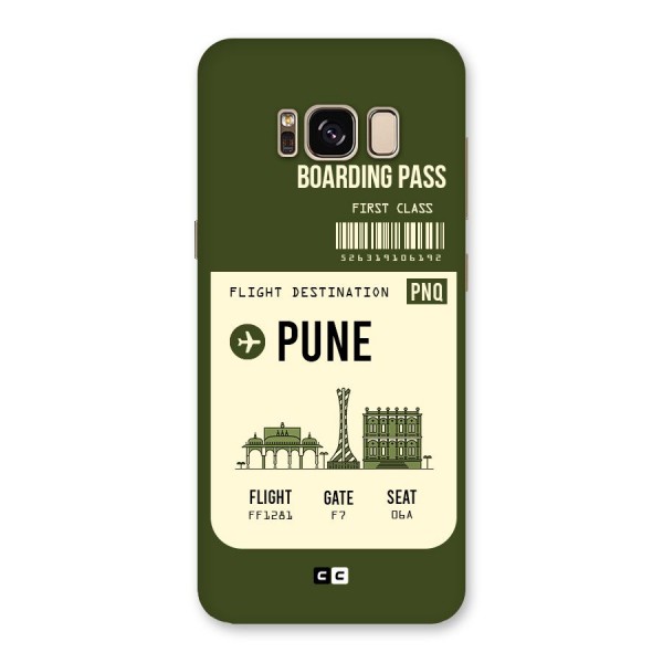 Pune Boarding Pass Back Case for Galaxy S8