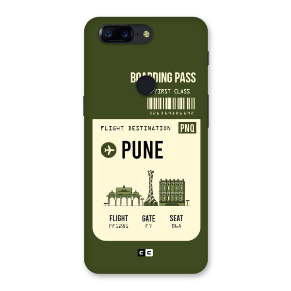 Pune Boarding Pass Back Case for OnePlus 5T