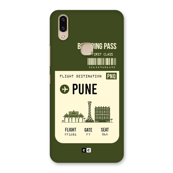 Pune Boarding Pass Back Case for Vivo V9