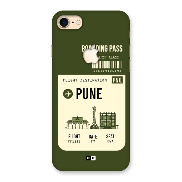 Pune Boarding Pass Back Case for iPhone 7 Apple Cut