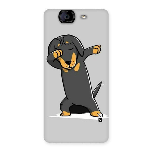 Puppy Dab Back Case for Canvas Knight A350