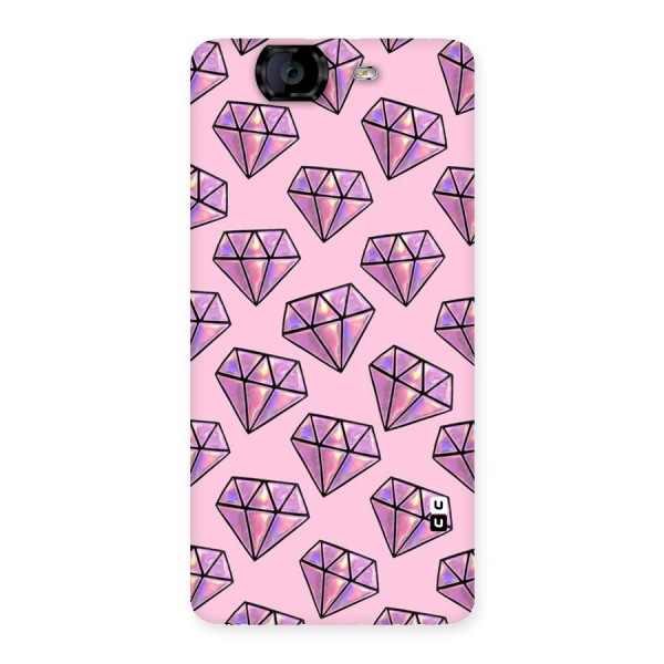 Purple Diamond Designs Back Case for Canvas Knight A350