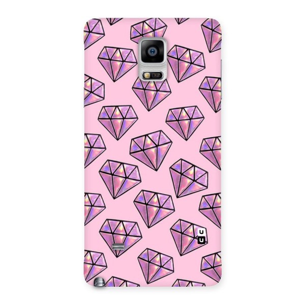 Purple Diamond Designs Back Case for Galaxy Note 4