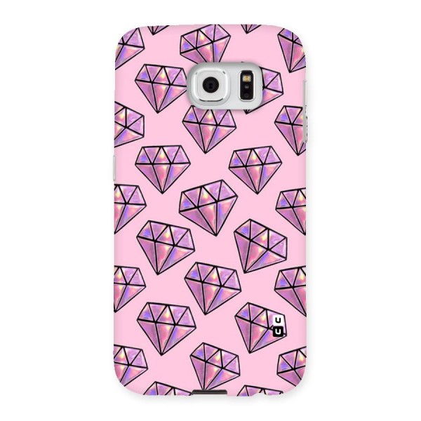 Purple Diamond Designs Back Case for Samsung Galaxy S6