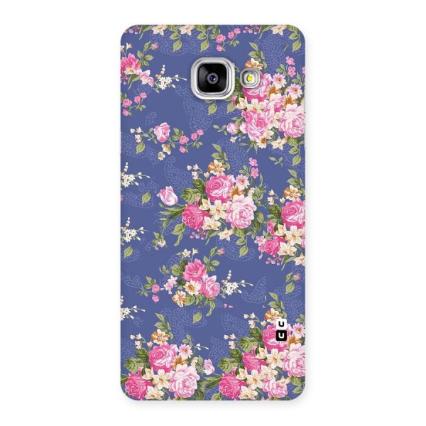 Purple Pink Floral Back Case for Galaxy A5 2016