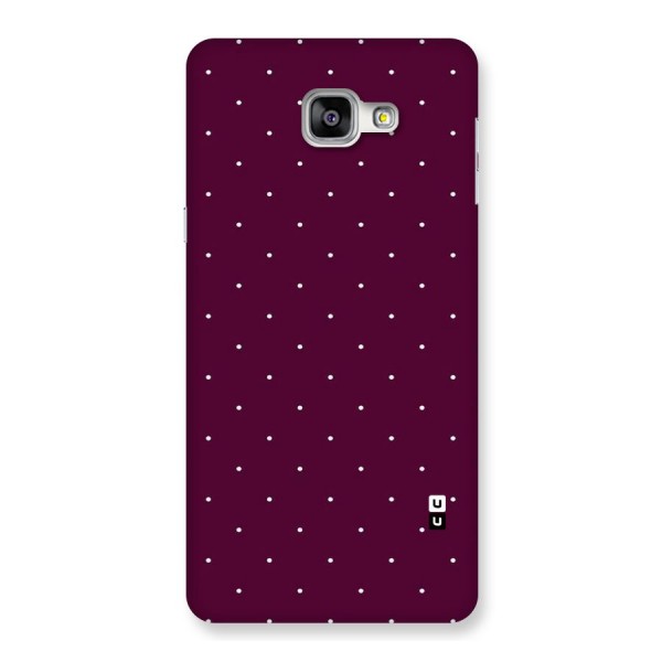 Purple Polka Back Case for Galaxy A9