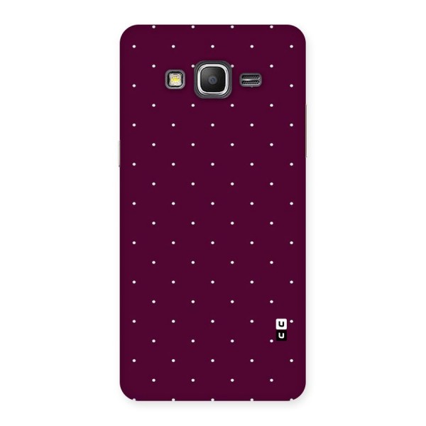 Purple Polka Back Case for Galaxy Grand Prime