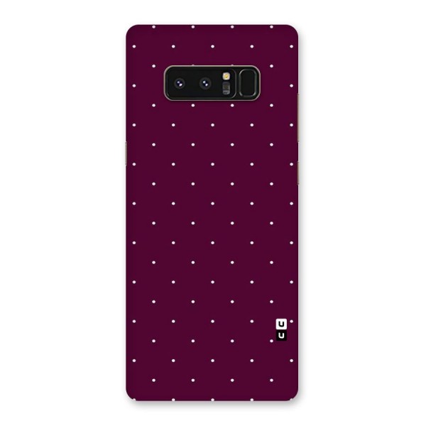 Purple Polka Back Case for Galaxy Note 8