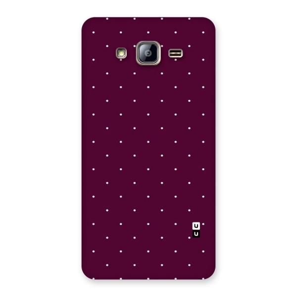 Purple Polka Back Case for Galaxy On5