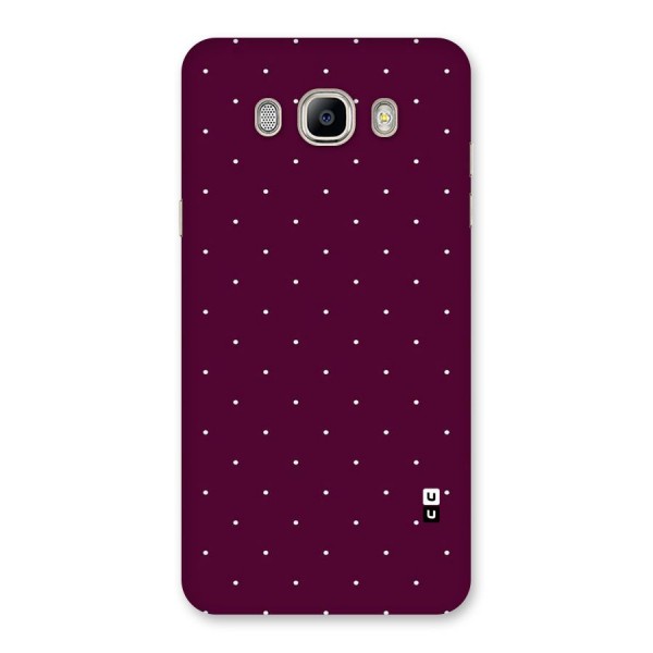 Purple Polka Back Case for Galaxy On8