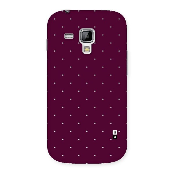 Purple Polka Back Case for Galaxy S Duos