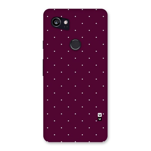 Purple Polka Back Case for Google Pixel 2 XL