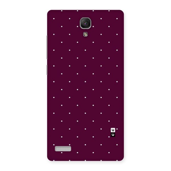 Purple Polka Back Case for Redmi Note