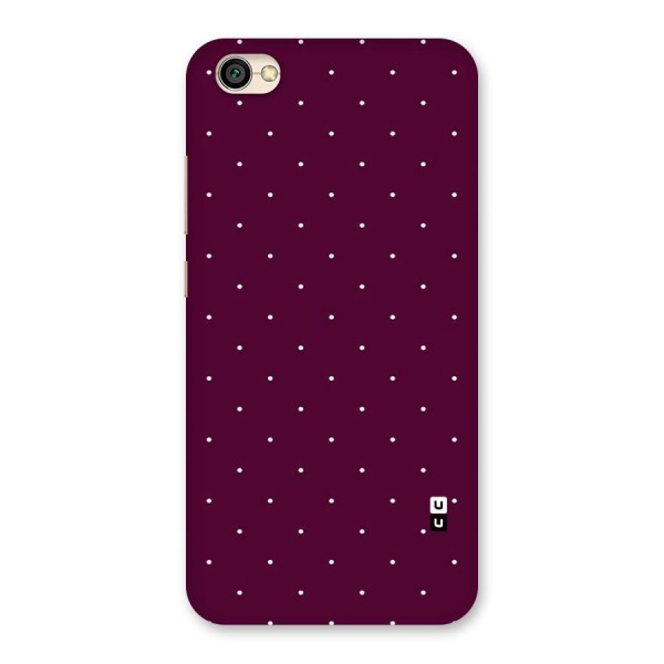 Purple Polka Back Case for Redmi Y1 Lite