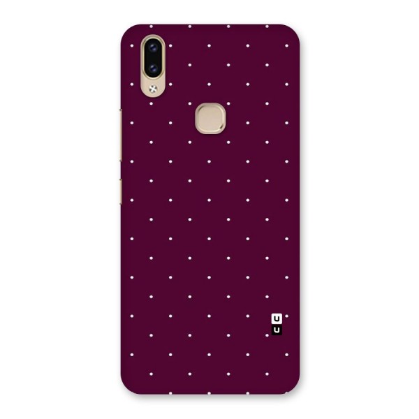 Purple Polka Back Case for Vivo V9