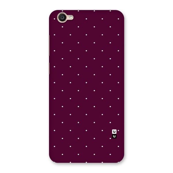 Purple Polka Back Case for Vivo Y55s