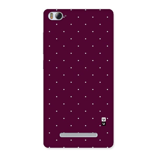 Purple Polka Back Case for Xiaomi Mi4i