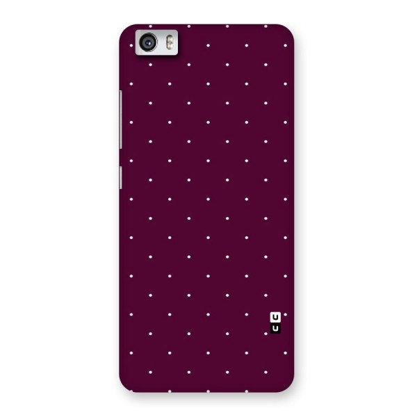 Purple Polka Back Case for Xiaomi Redmi Mi5