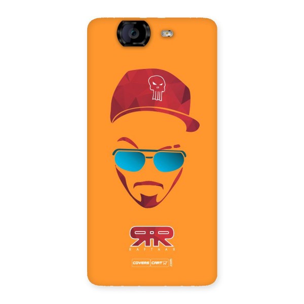 Raftaar Orange Back Case for Canvas Knight A350