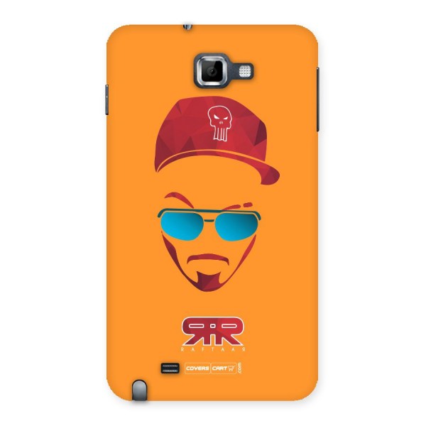 Raftaar Orange Back Case for Galaxy Note