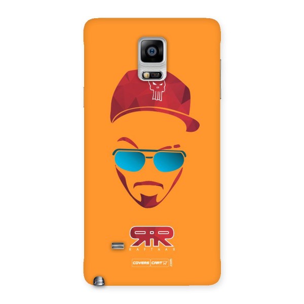 Raftaar Orange Back Case for Galaxy Note 4