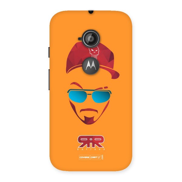 Raftaar Orange Back Case for Moto E 2nd Gen