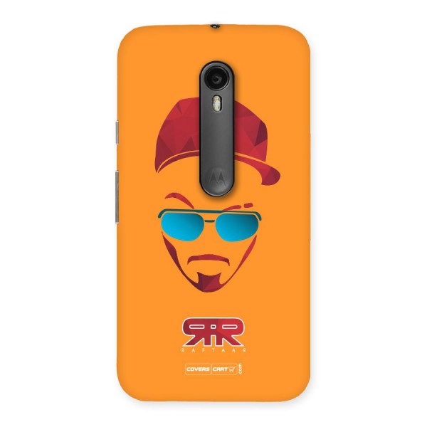 Raftaar Orange Back Case for Moto G3