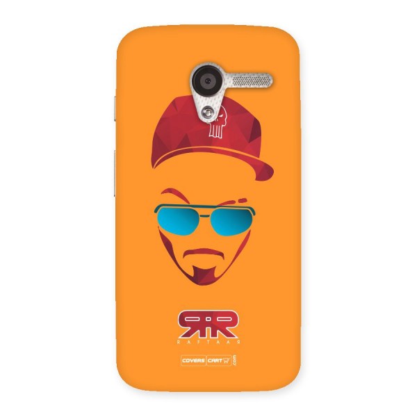 Raftaar Orange Back Case for Moto X