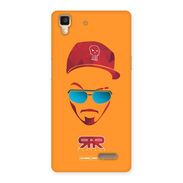 Raftaar Orange Back Case for Oppo R7