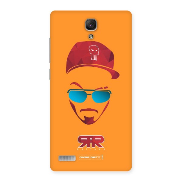 Raftaar Orange Back Case for Redmi Note