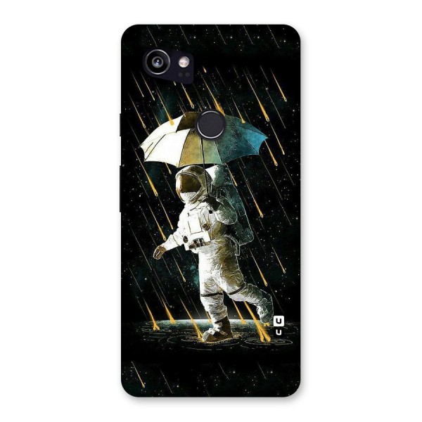 Rain Spaceman Back Case for Google Pixel 2 XL