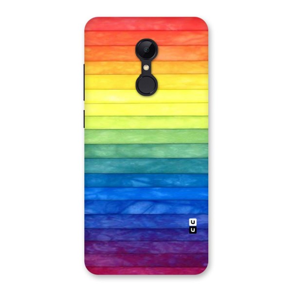 Rainbow Colors Stripes Back Case for Redmi 5