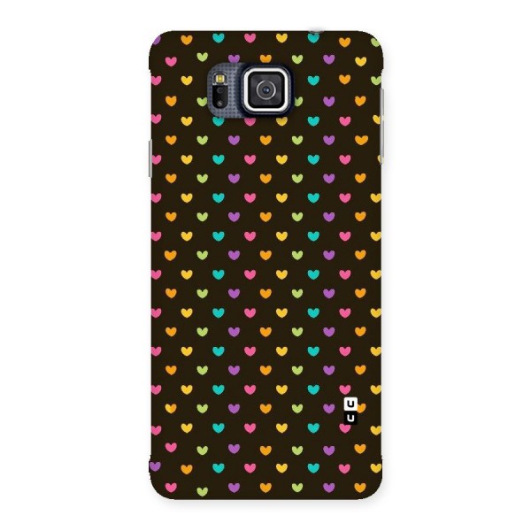 Rainbow Hearts Back Case for Galaxy Alpha