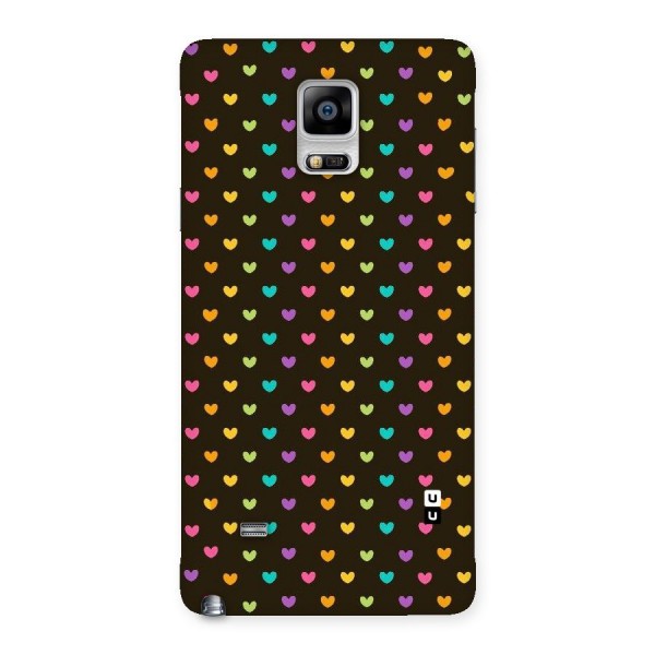 Rainbow Hearts Back Case for Galaxy Note 4