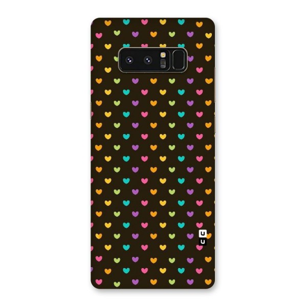 Rainbow Hearts Back Case for Galaxy Note 8