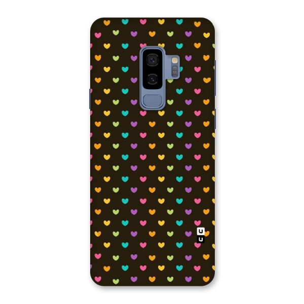 Rainbow Hearts Back Case for Galaxy S9 Plus