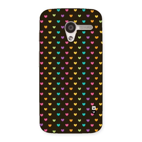 Rainbow Hearts Back Case for Moto X