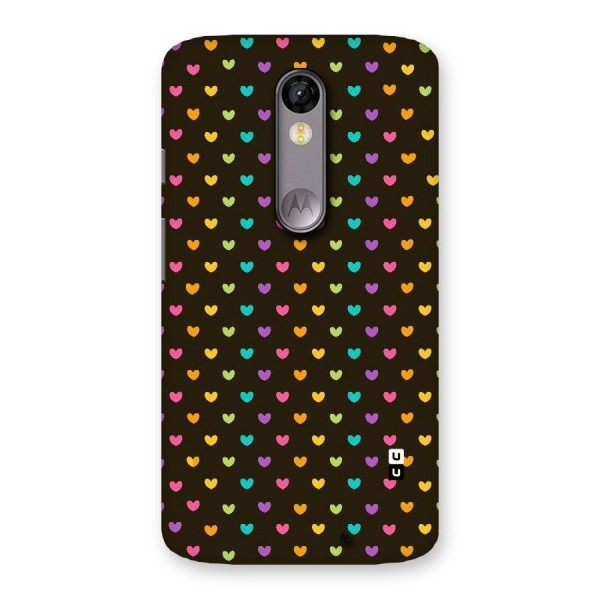 Rainbow Hearts Back Case for Moto X Force