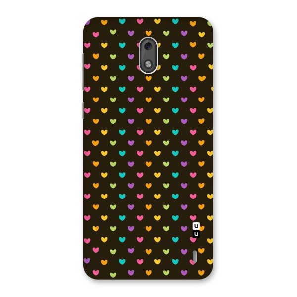 Rainbow Hearts Back Case for Nokia 2