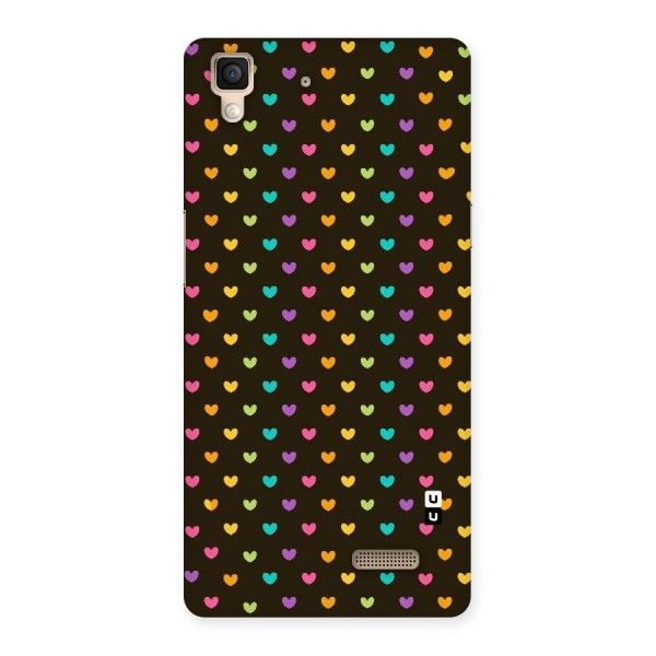 Rainbow Hearts Back Case for Oppo R7