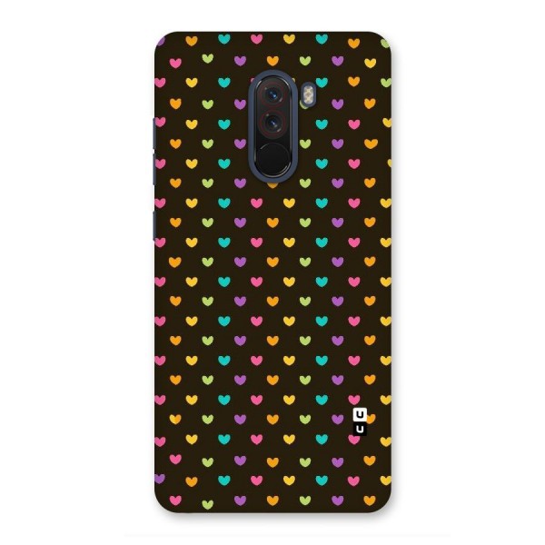 Rainbow Hearts Back Case for Poco F1